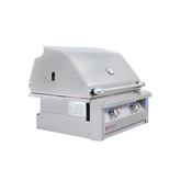 RCS Grill Drop-In Grill 30” featuring dual burners and advanced cooking technology, perfect for backyard grilling parties.